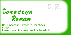 dorottya roman business card